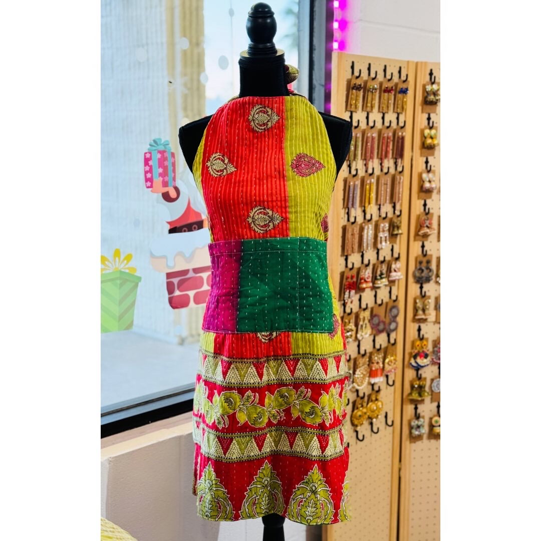 Kantha Reversible Aprons