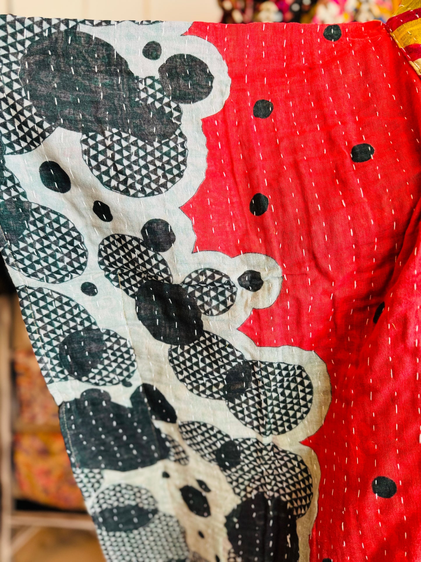 Kantha Poncho