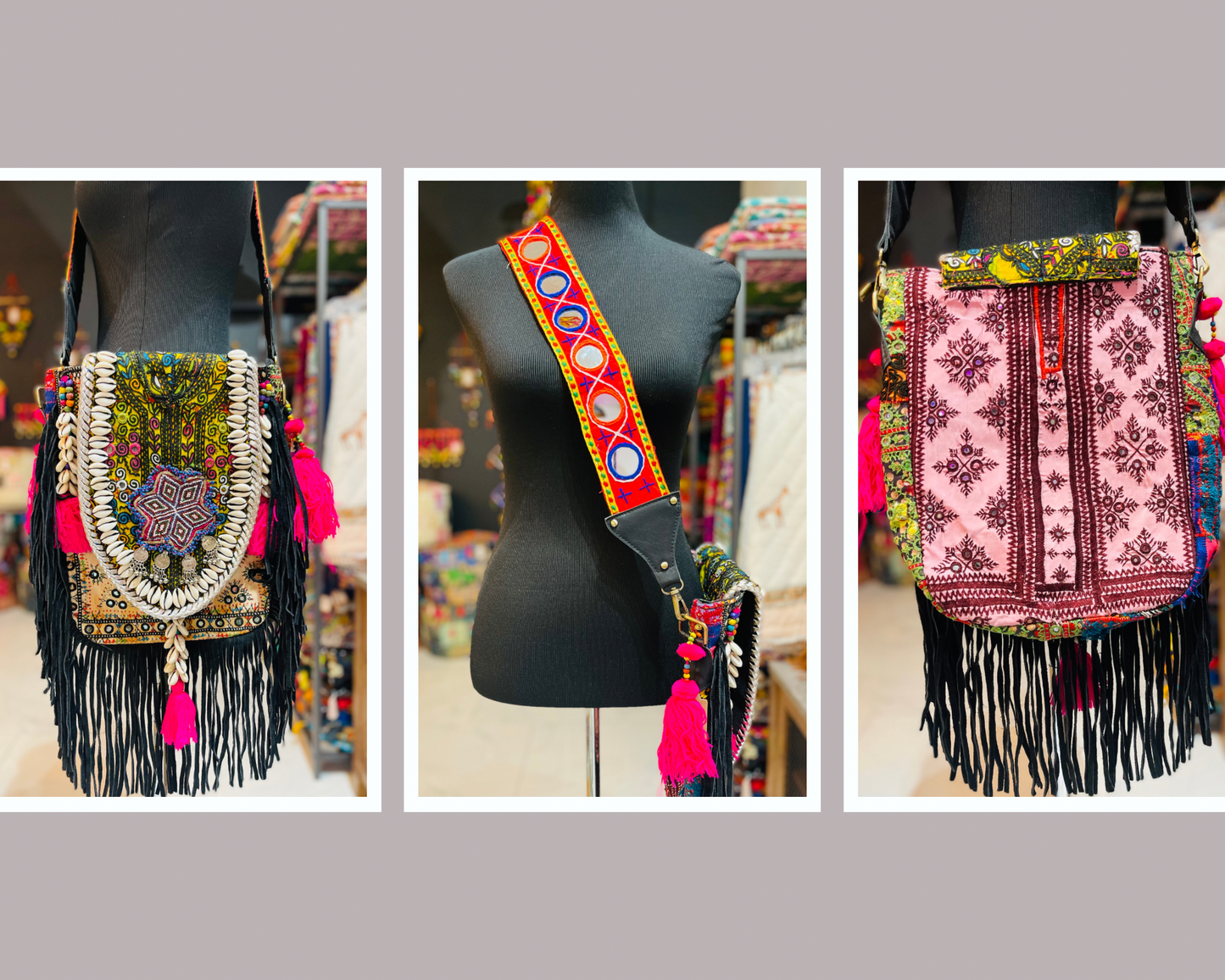 Bohemian Embroidered Bags