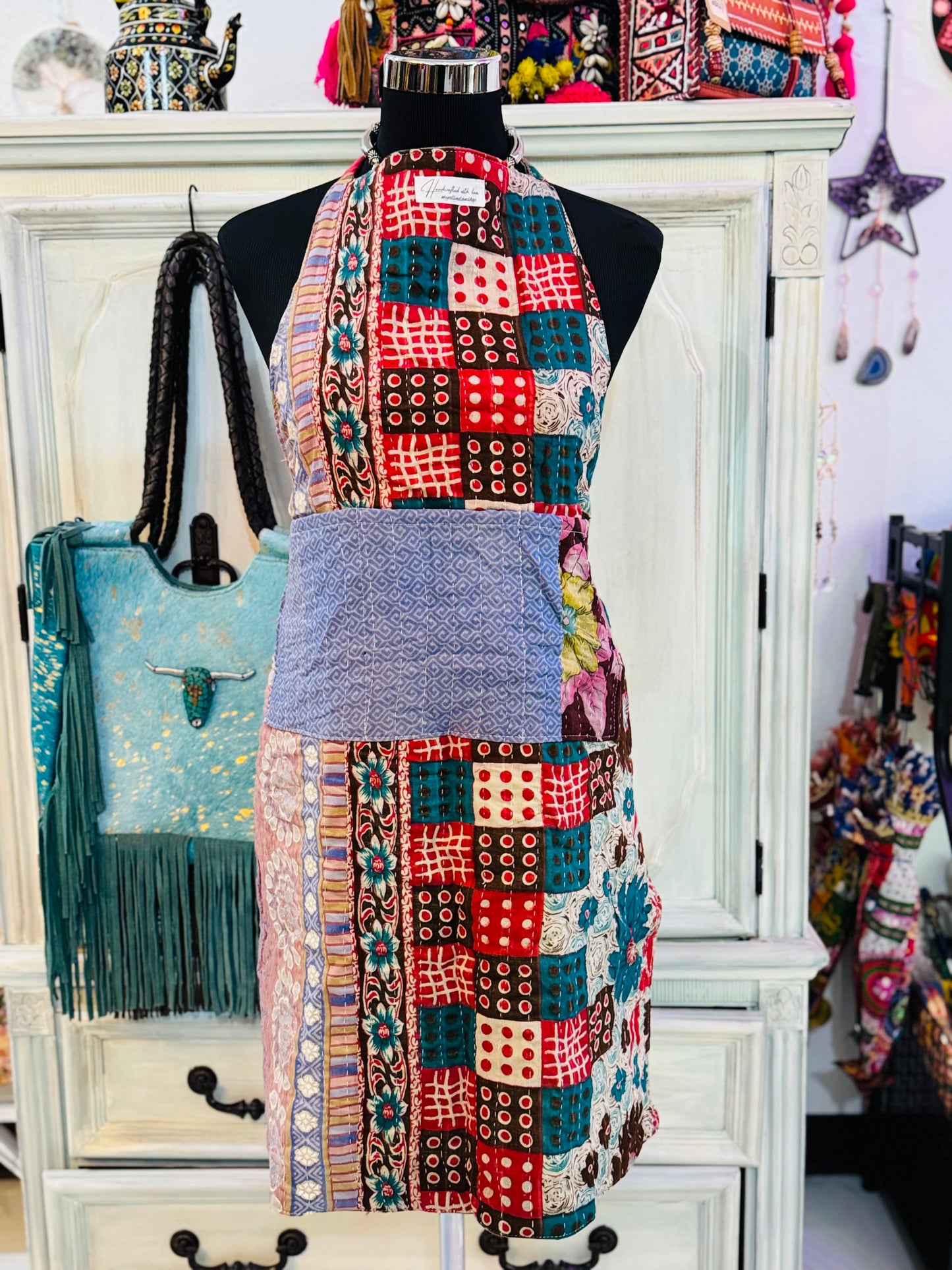 Reversible Kantha Apron-3