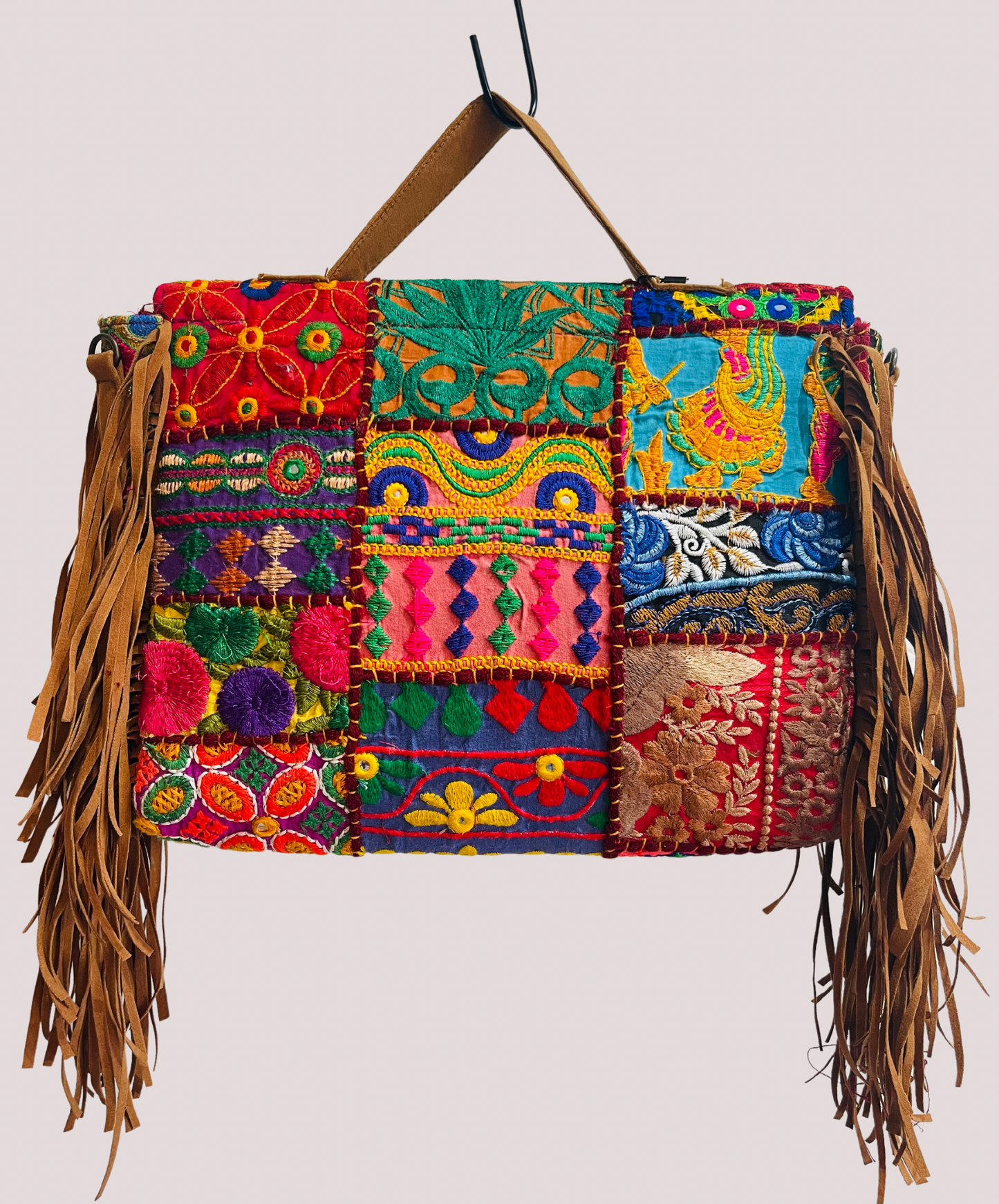 Patchwork Shoulder Bag - Design 6