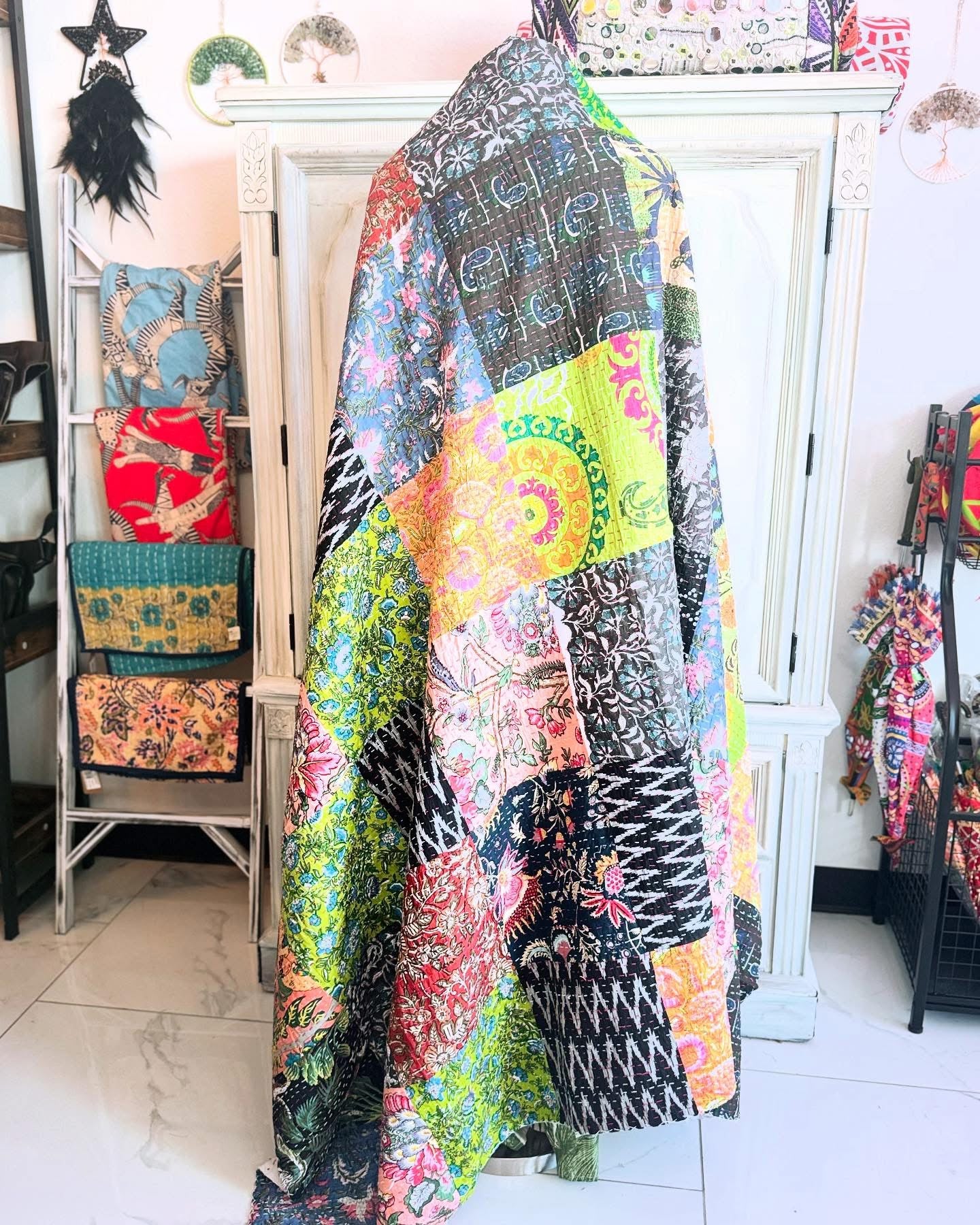 Unique Patchwork Kantha