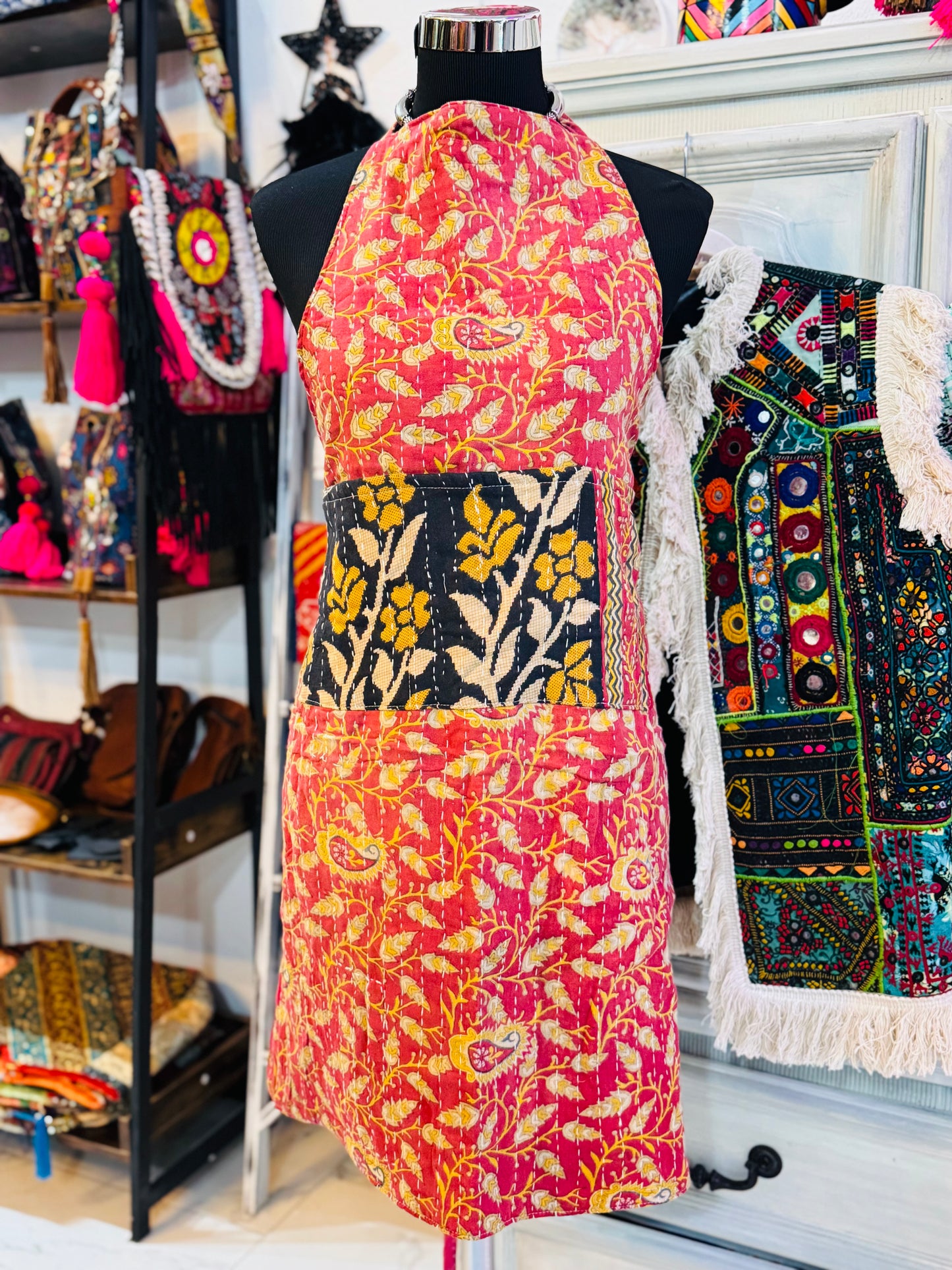 Reversible Kantha Apron-9