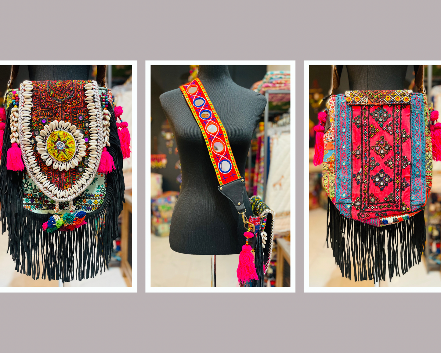 Bohemian Embroidered Bags