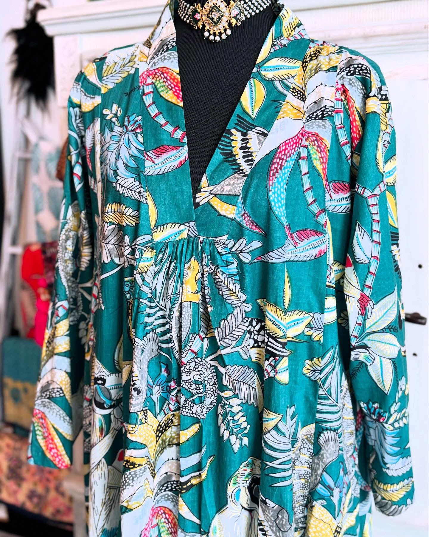 Handblock Cotton Dress