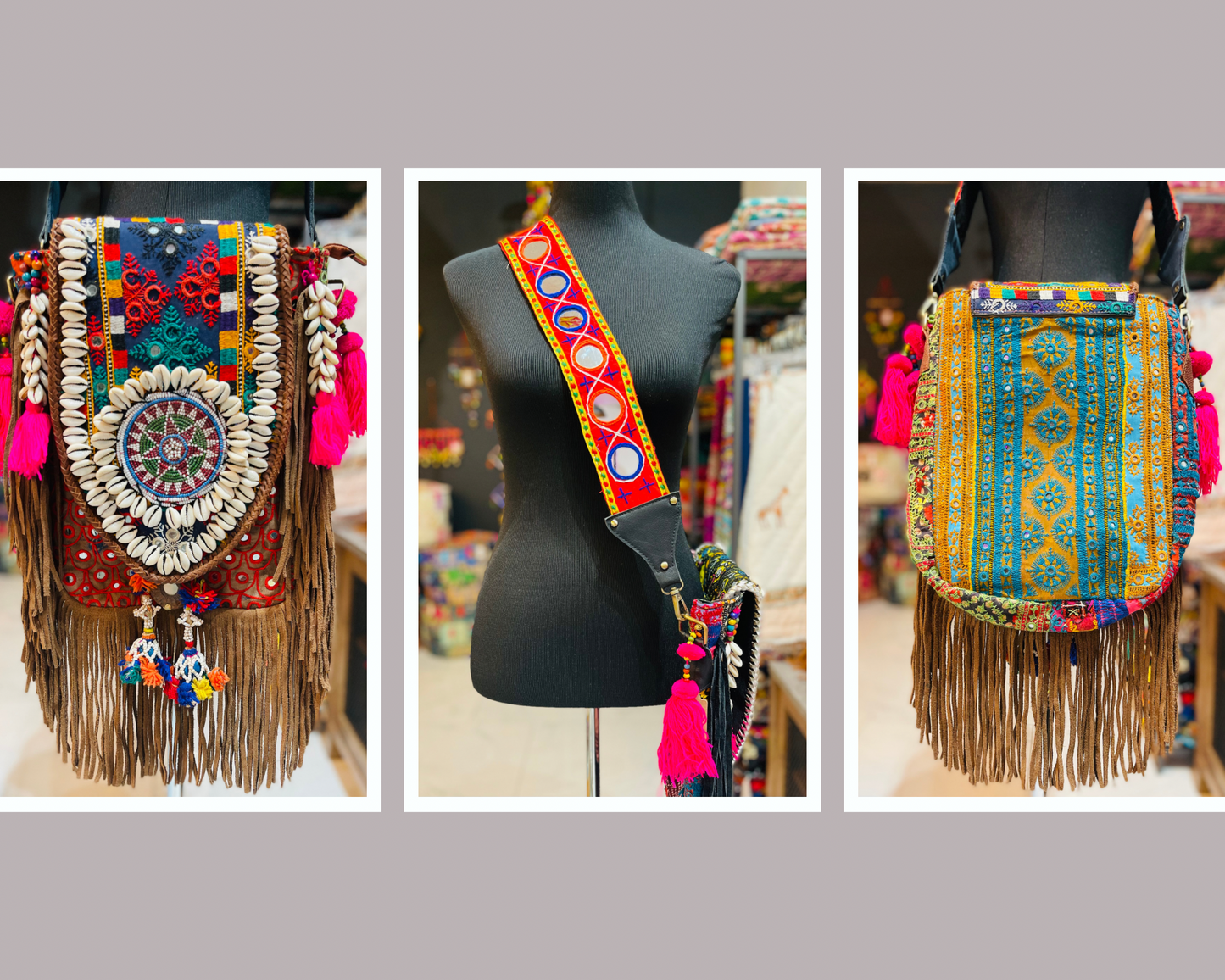 Bohemian Embroidered Bags