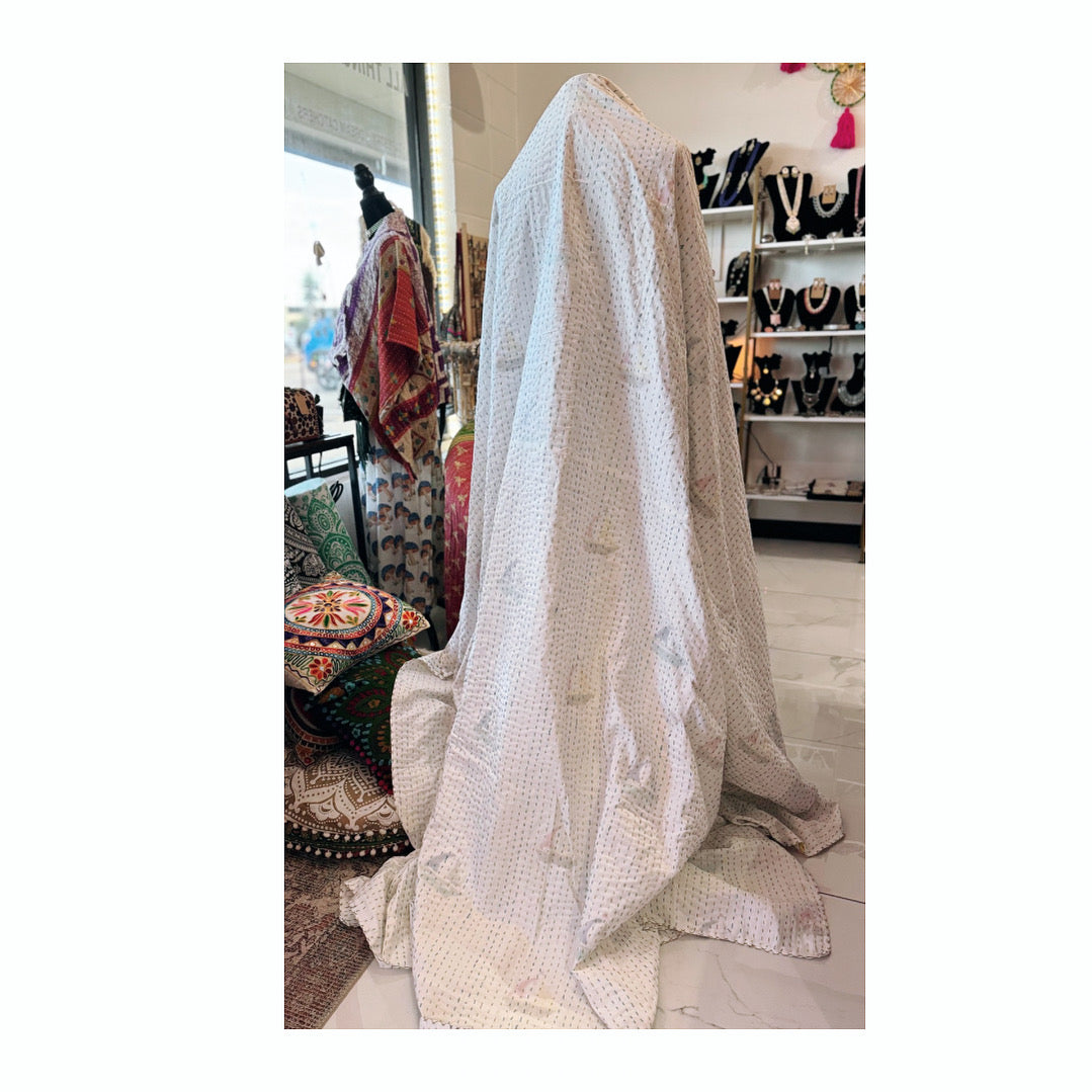 Sailing Home – Handmade Kantha Quilt | 100% Cotton | Collector’s Edition