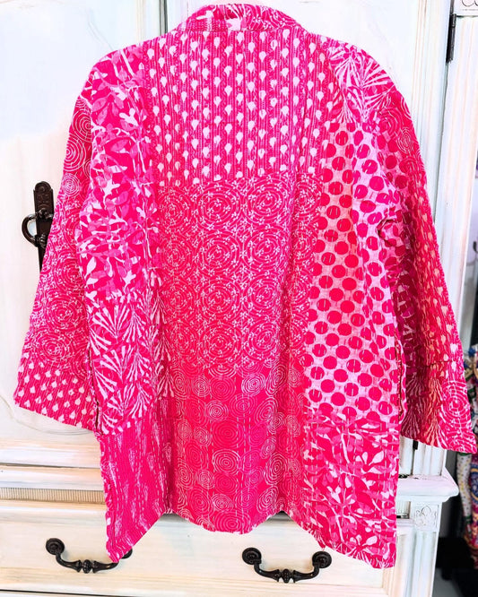 Patch Print - Pink