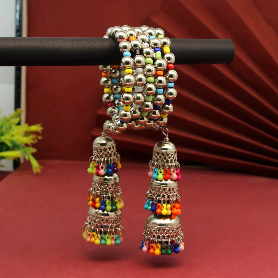 Bracelet with Jhumkas