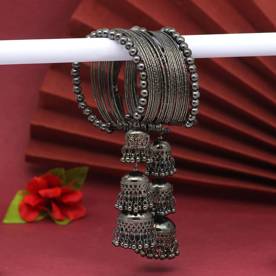 Bracelet with Jhumkas
