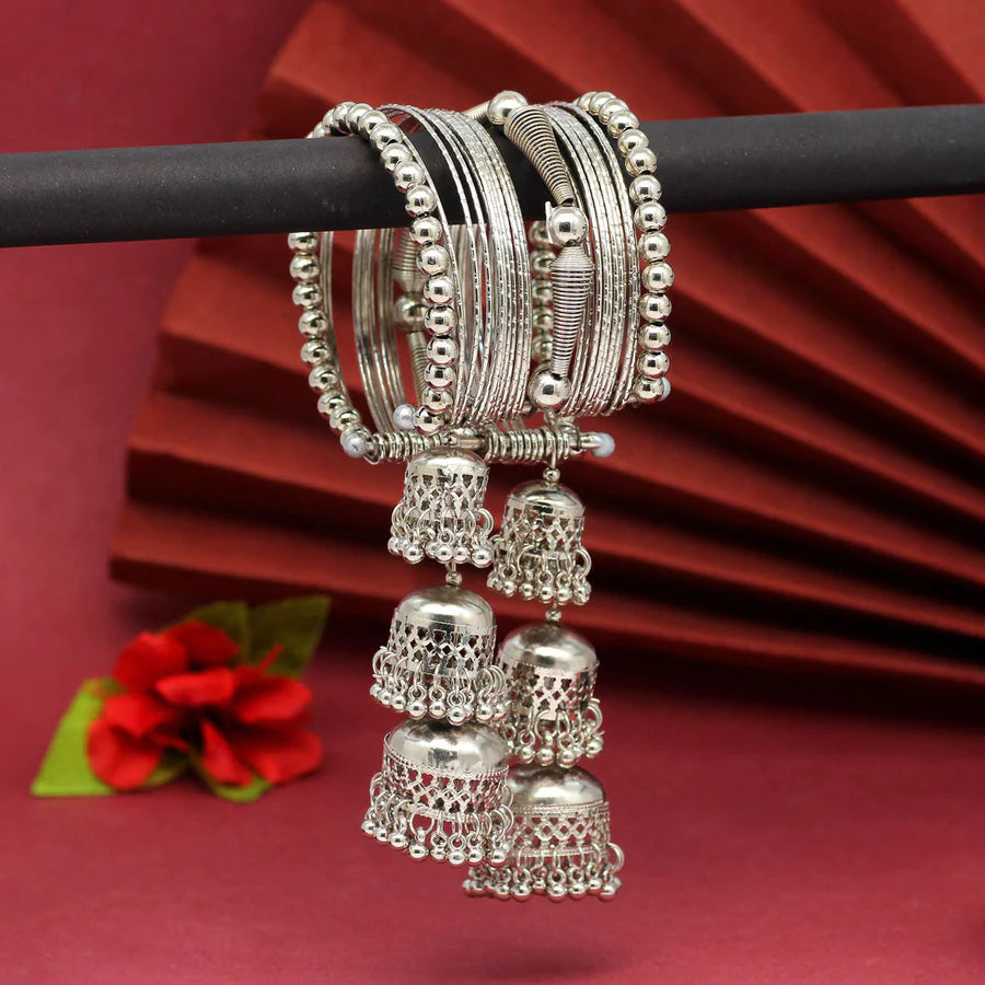 Bracelet with Jhumkas