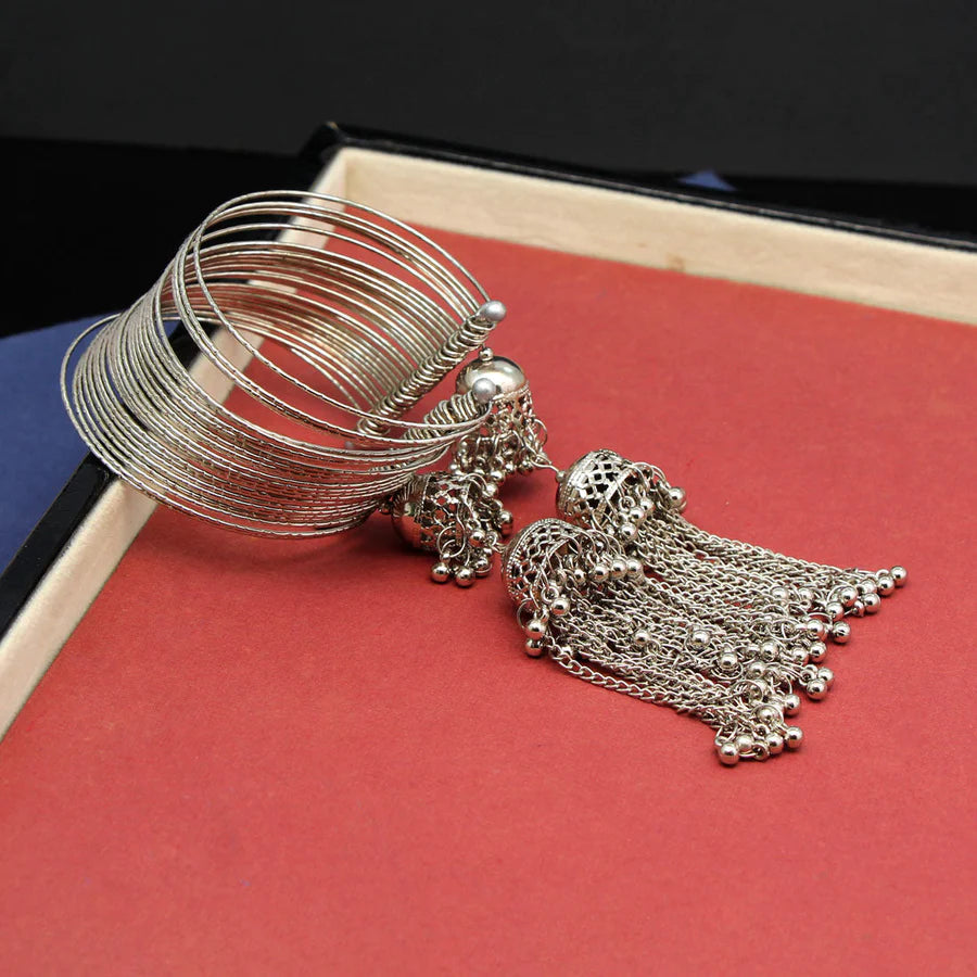 Bracelet with Jhumkas