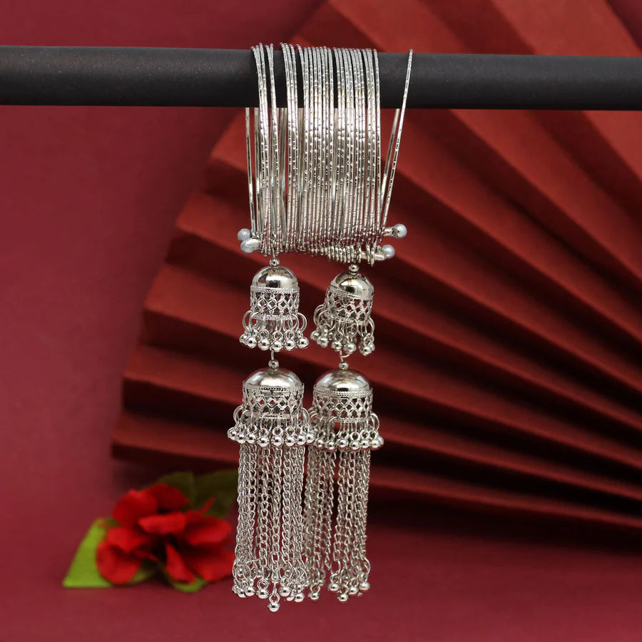 Bracelet with Jhumkas