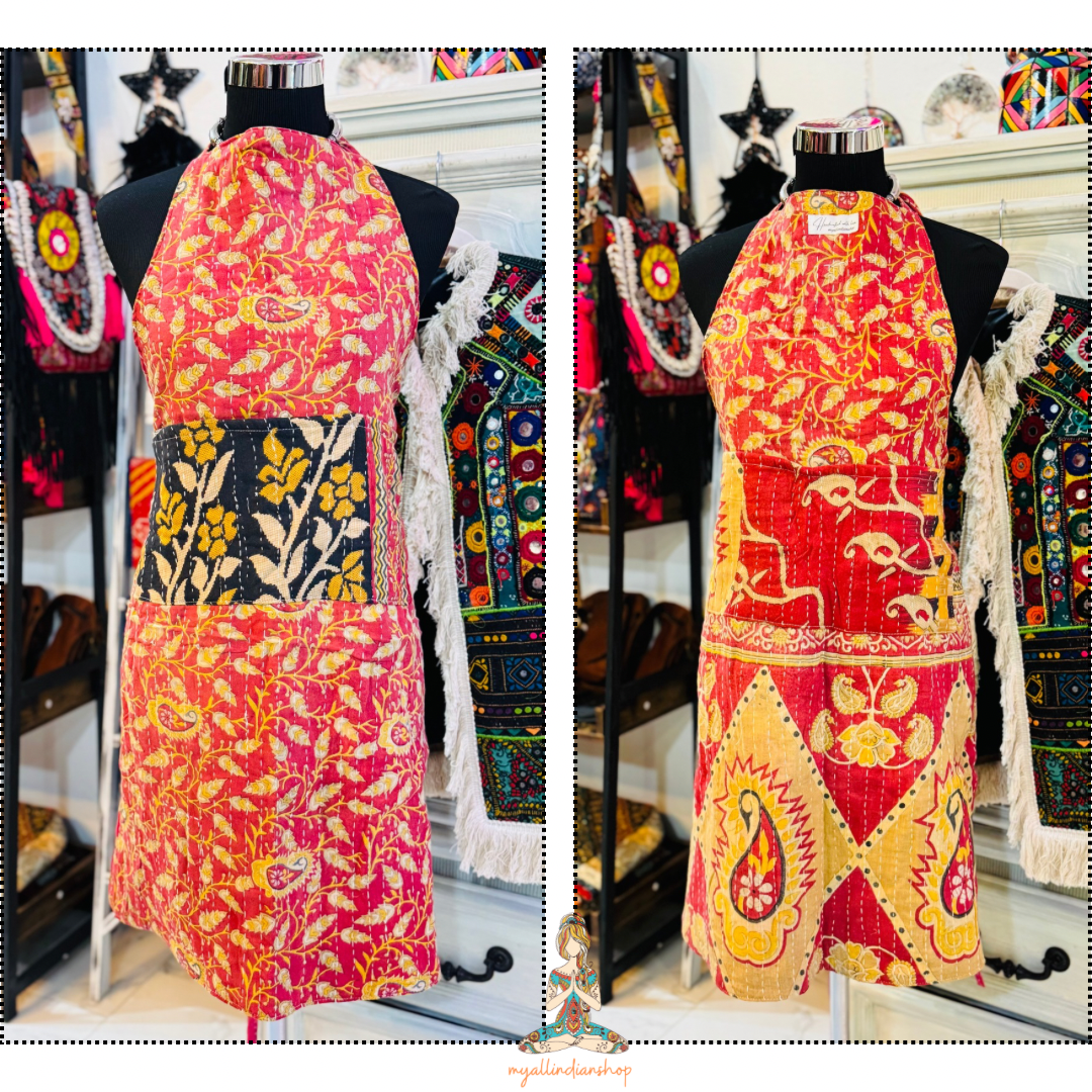 Reversible Kantha Apron-9