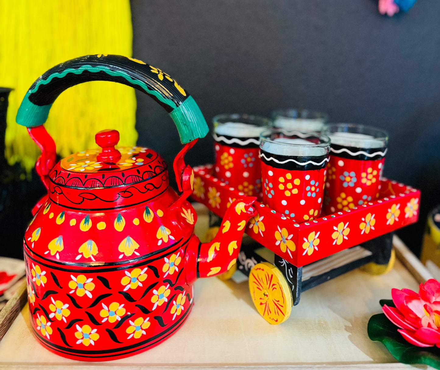 Tea Set - 4 Glasses