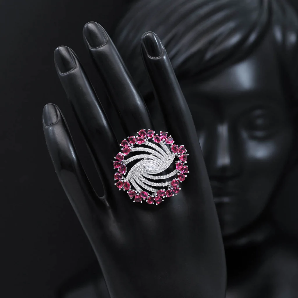 American Diamond Finger Ring