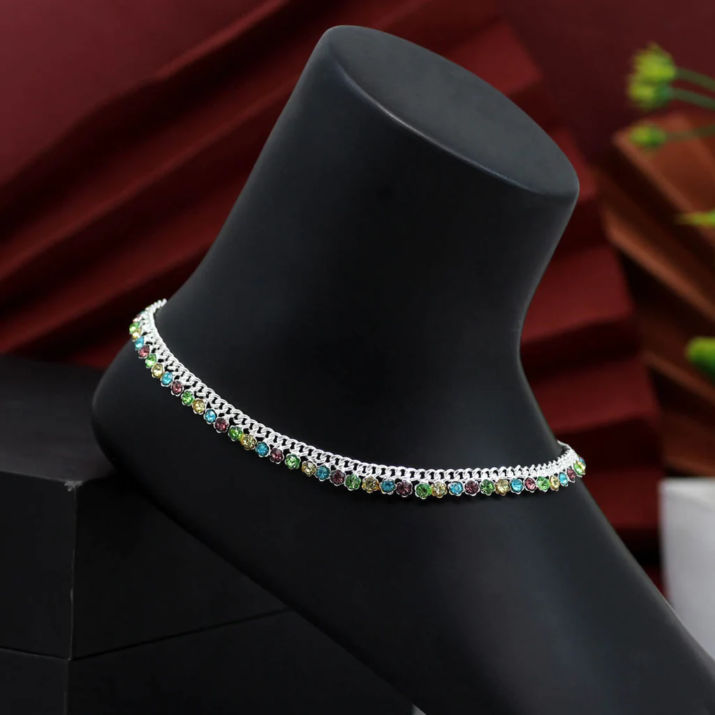Silver Plated Anklets