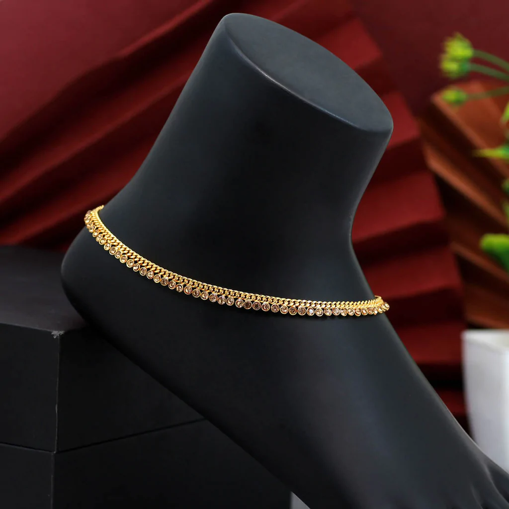 Gold Plated Anklets