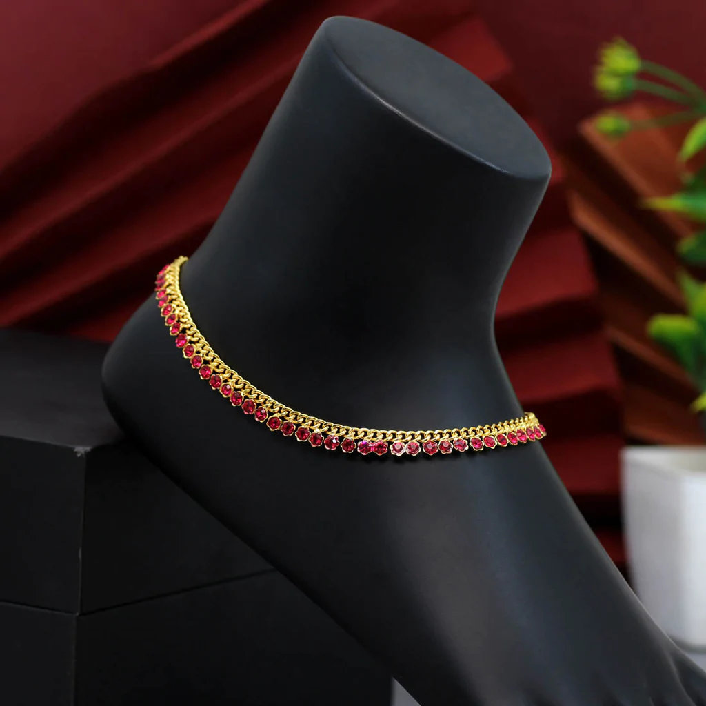 Gold Plated Anklets
