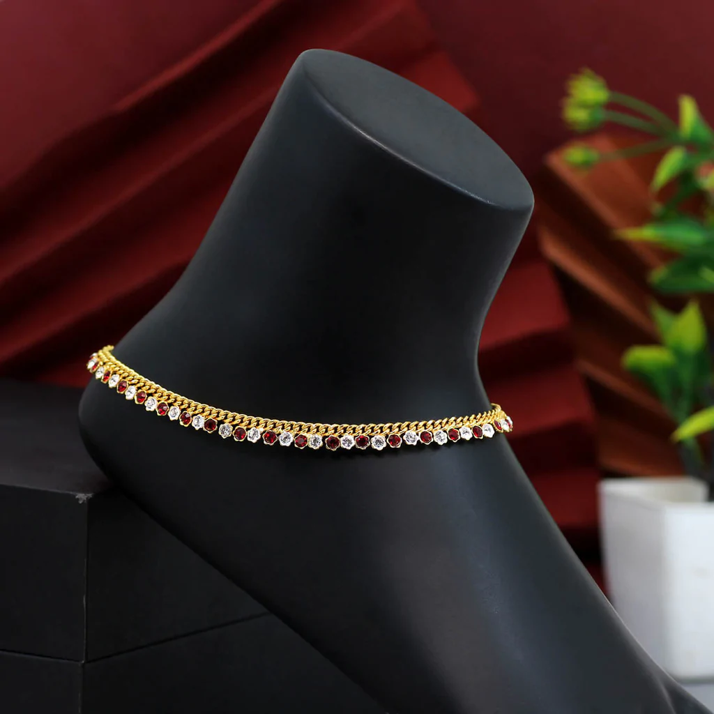 Gold Plated Anklets