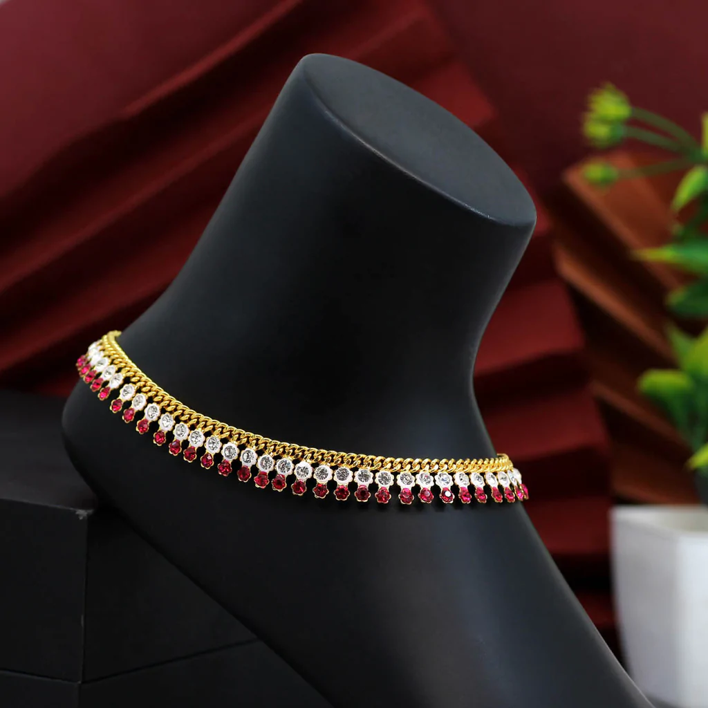 Gold Plated Anklets