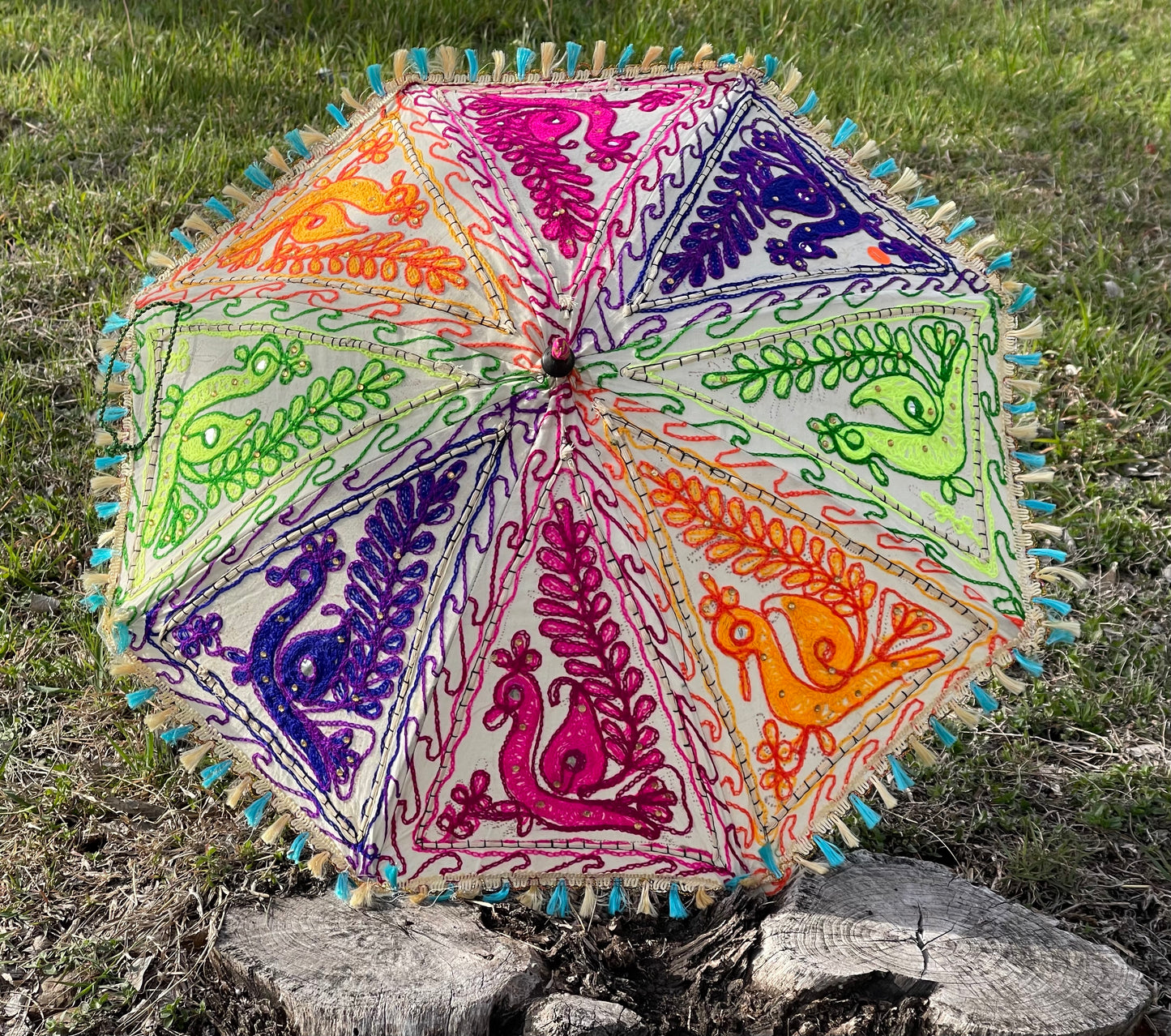 Sun Parasols/ Umbrellas - Peacock