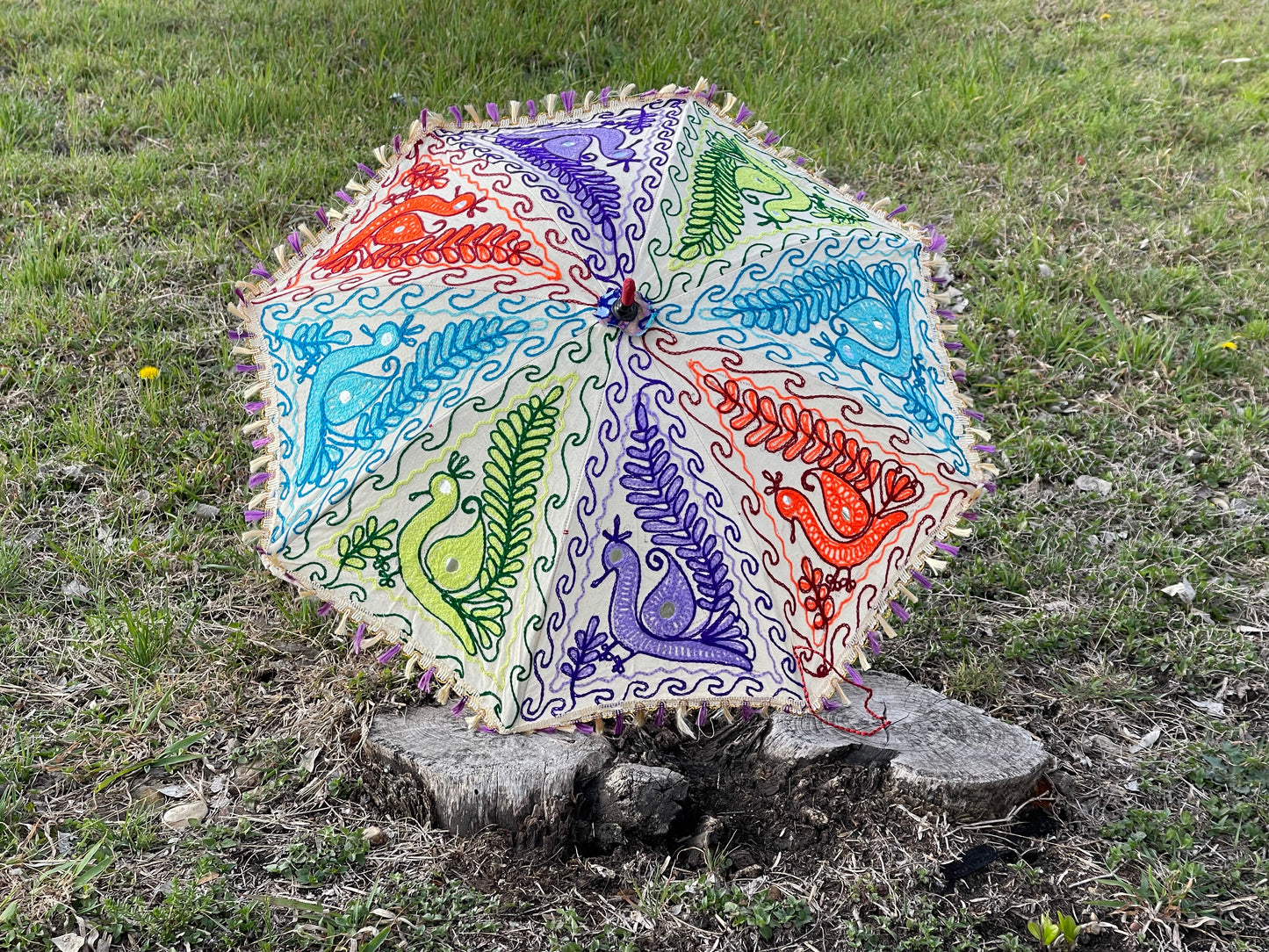 Sun Parasols/ Umbrellas - Peacock
