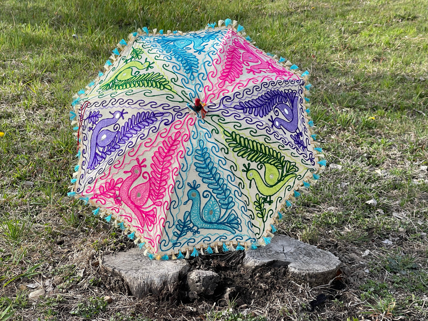 Sun Parasols/ Umbrellas - Peacock