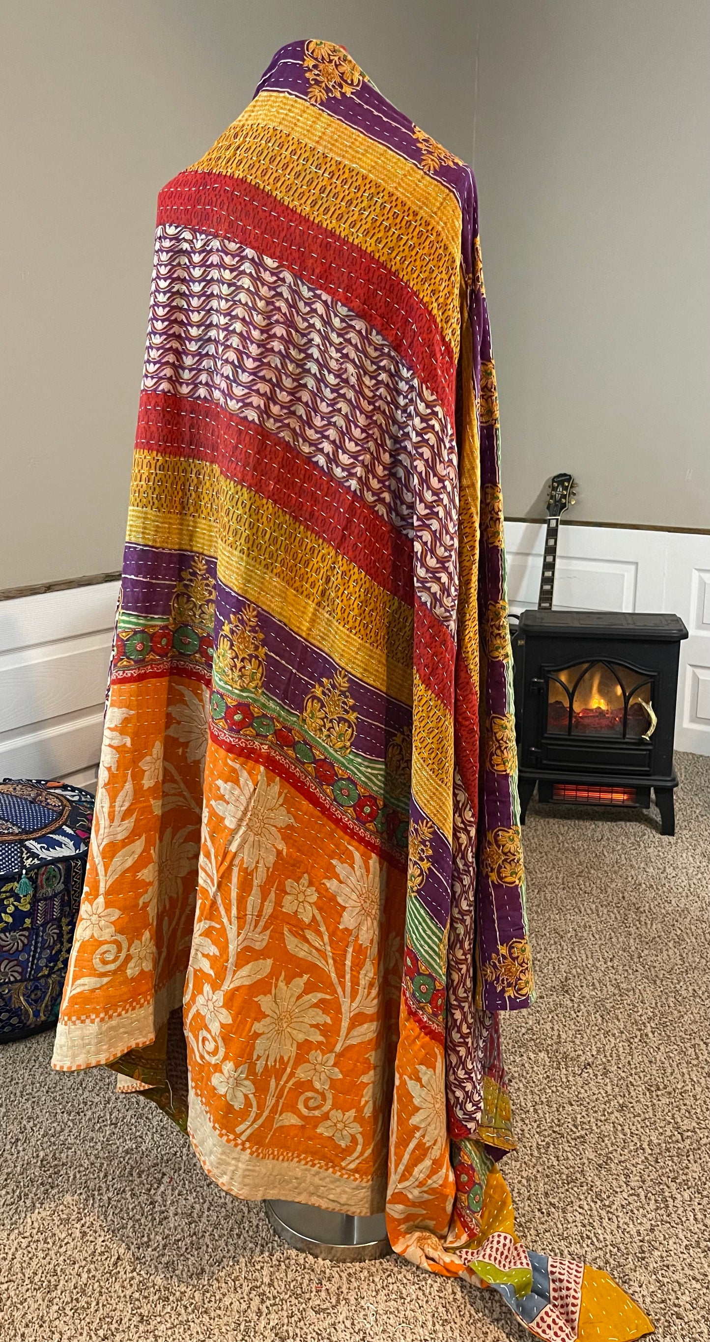 'Yellow' Saree Quilt