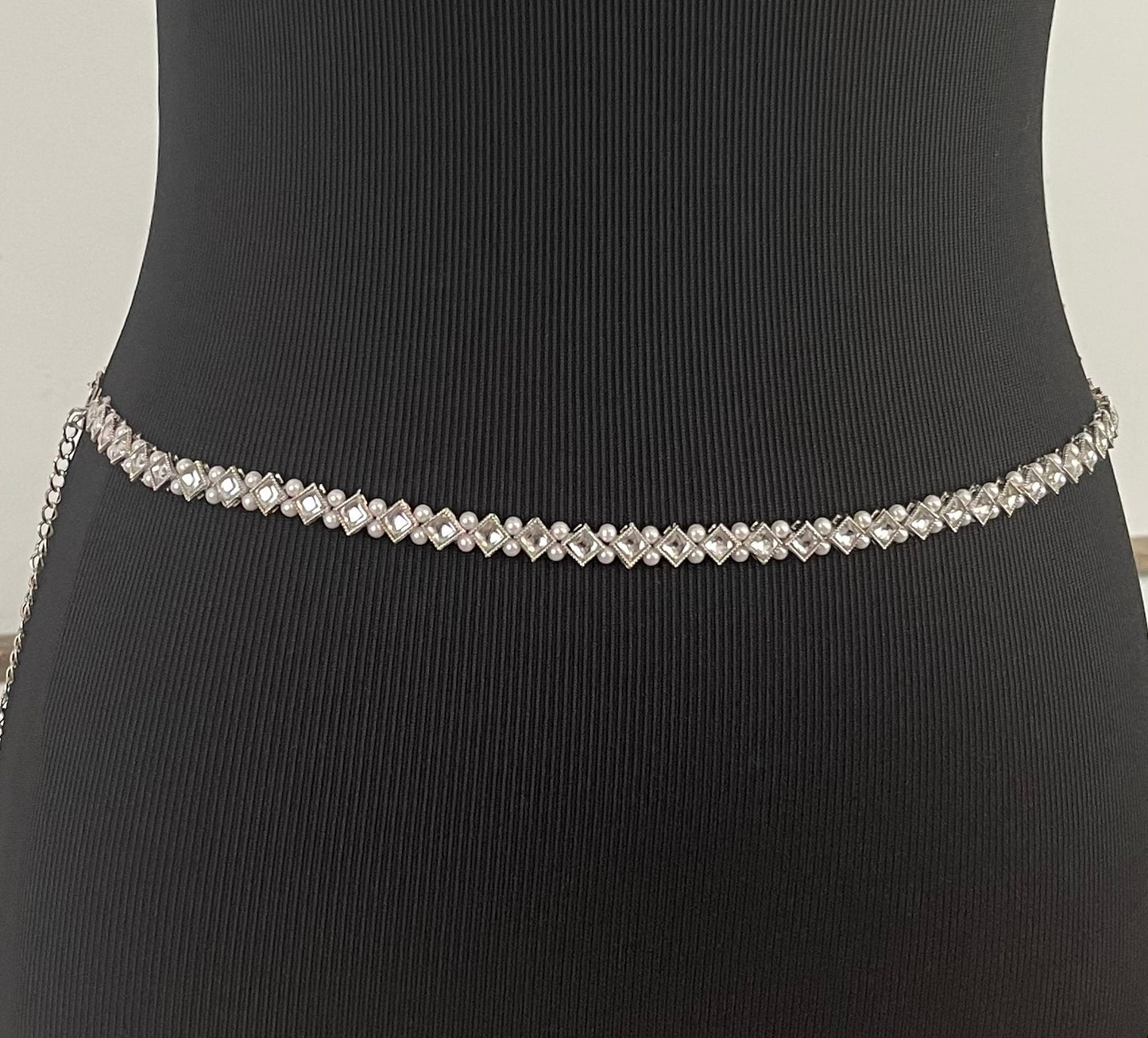 White Pearl Waist Belts