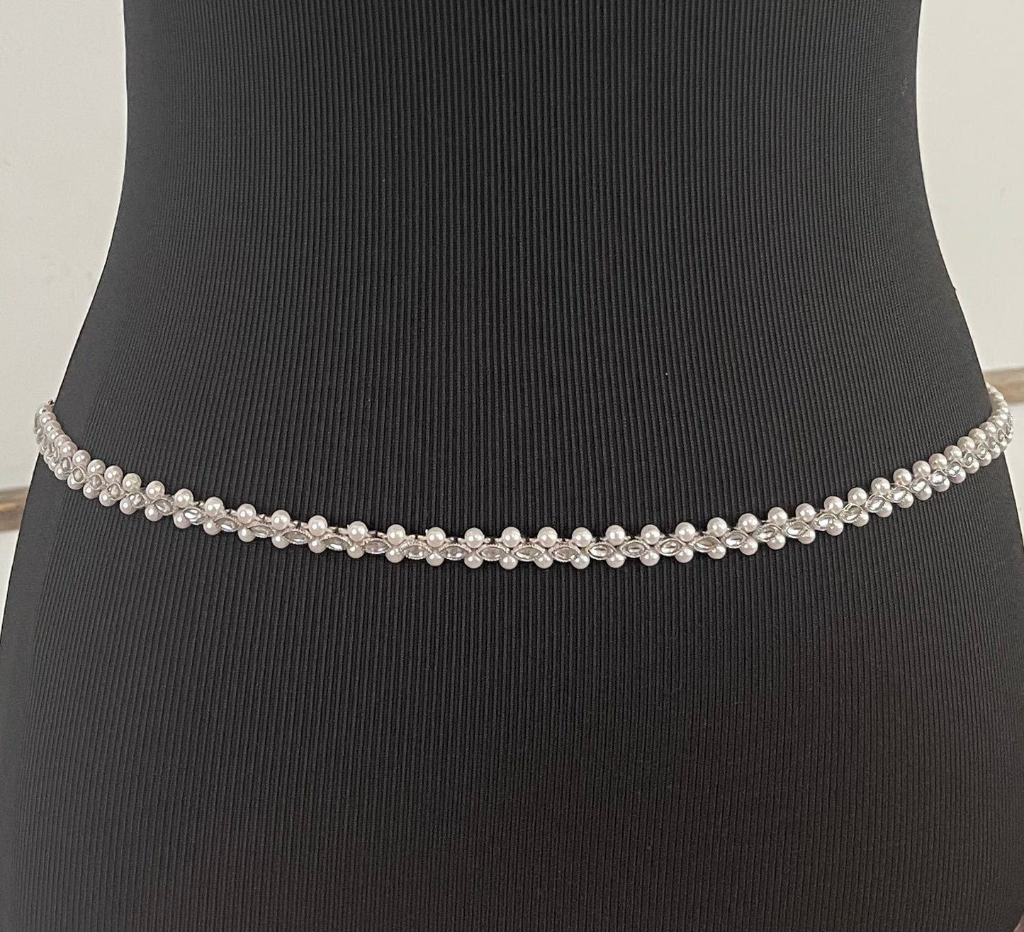 White Pearl Waist Belts