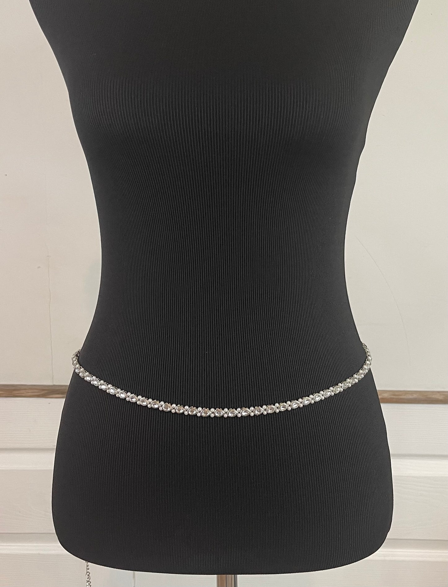 White Pearl Waist Belts