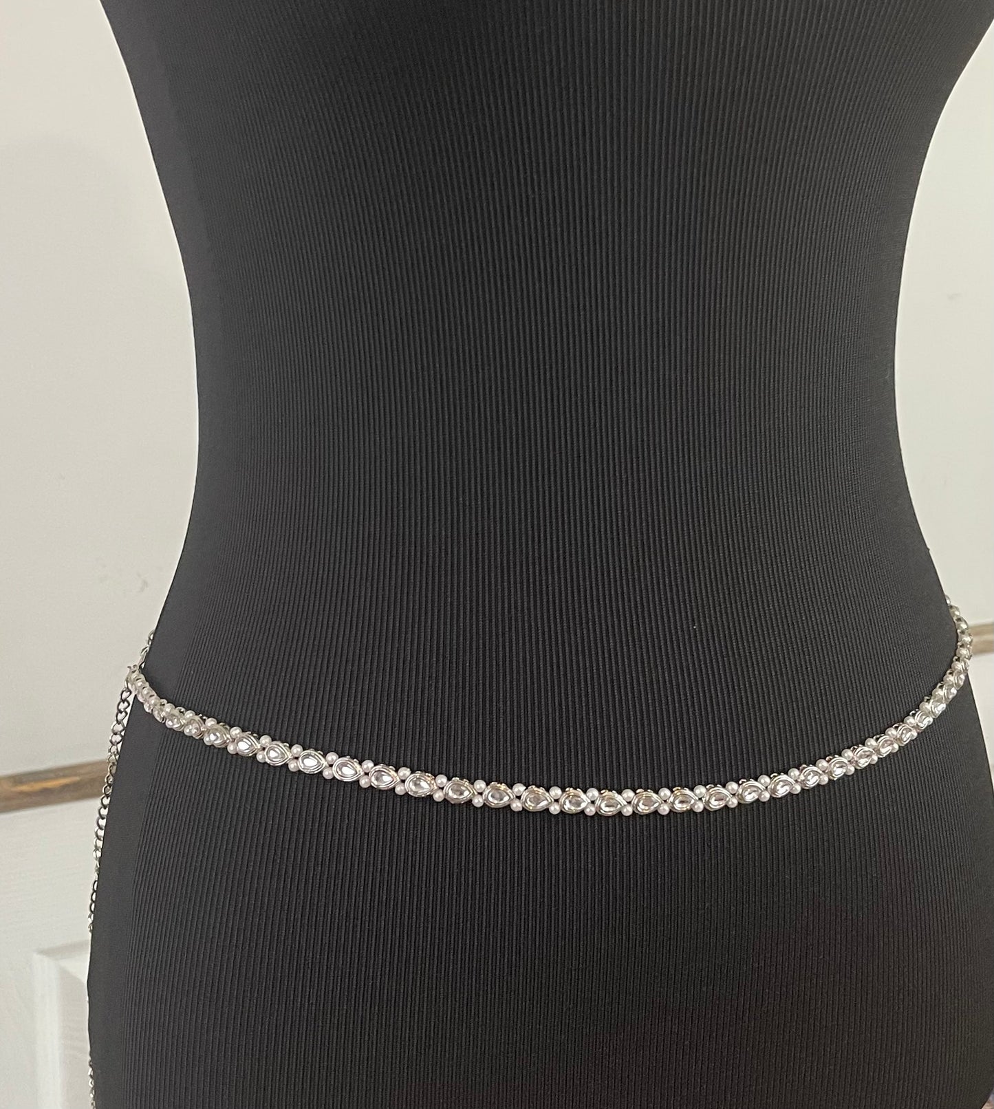 White Pearl Waist Belts