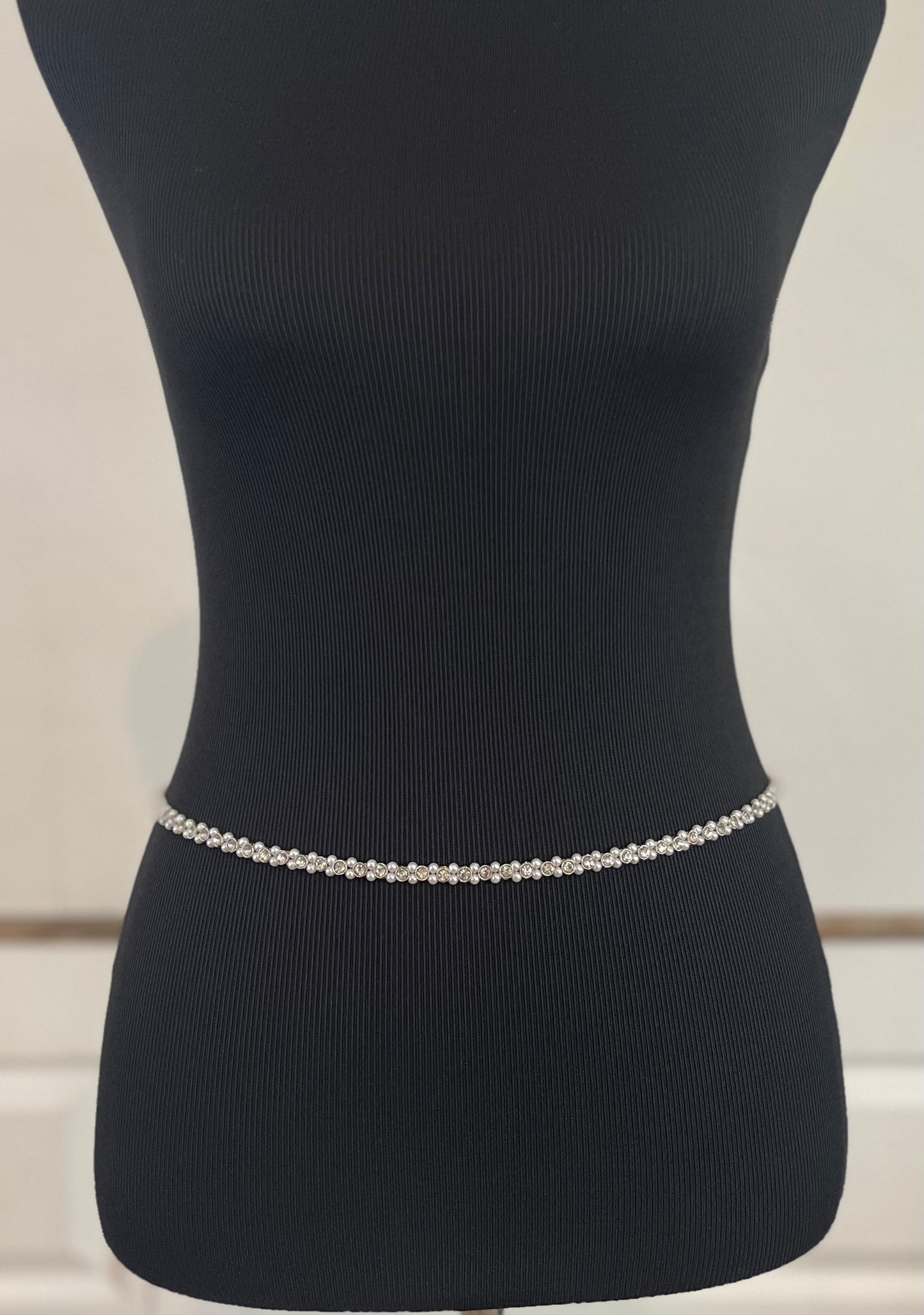 White Pearl Waist Belts