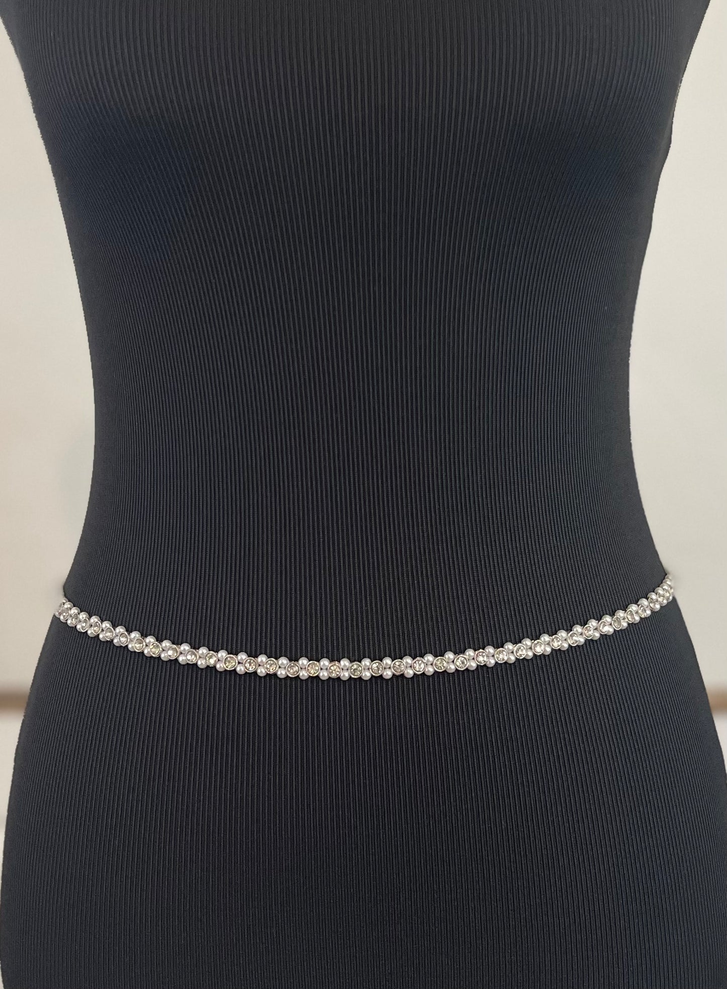 White Pearl Waist Belts