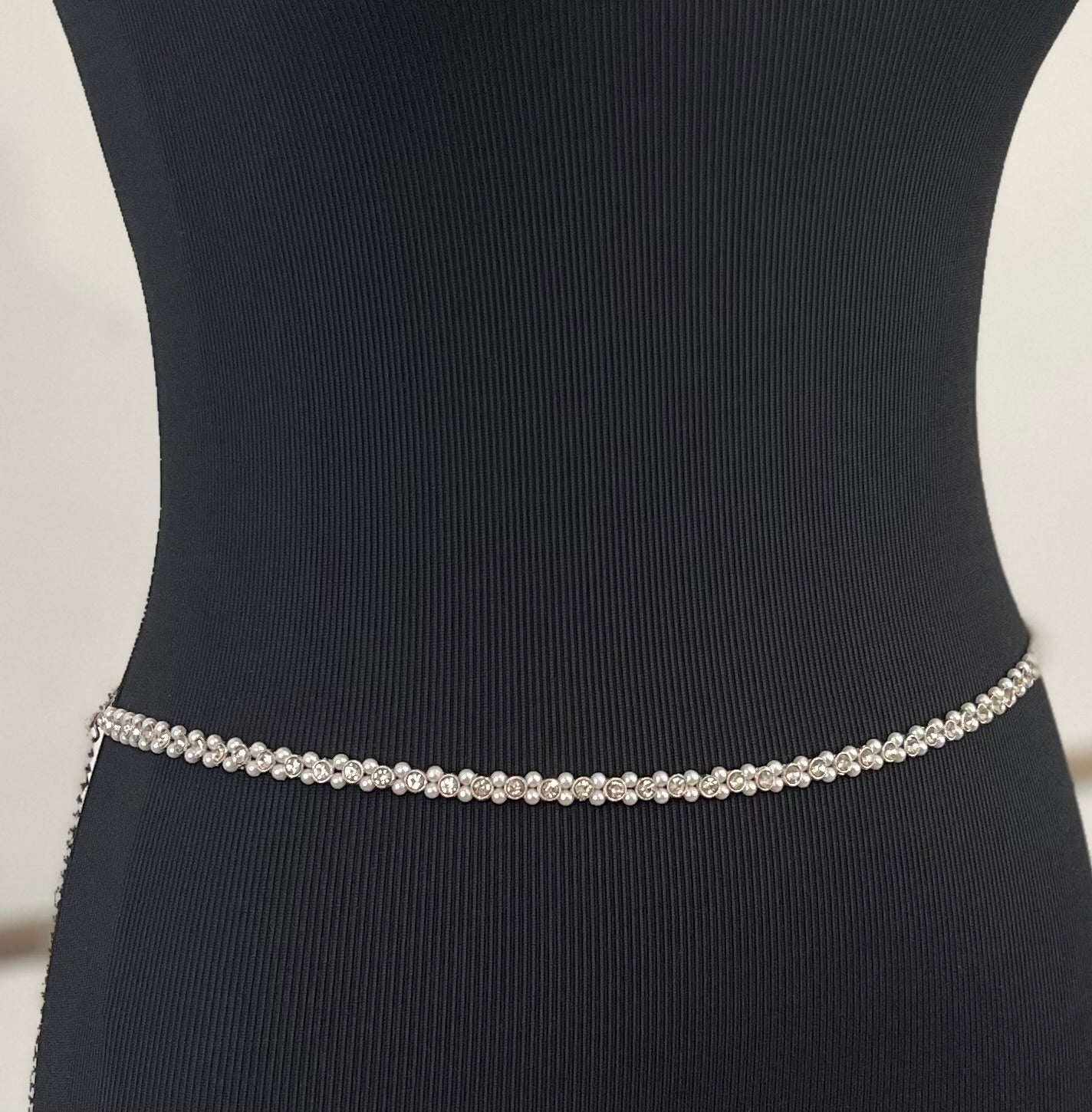 White Pearl Waist Belts