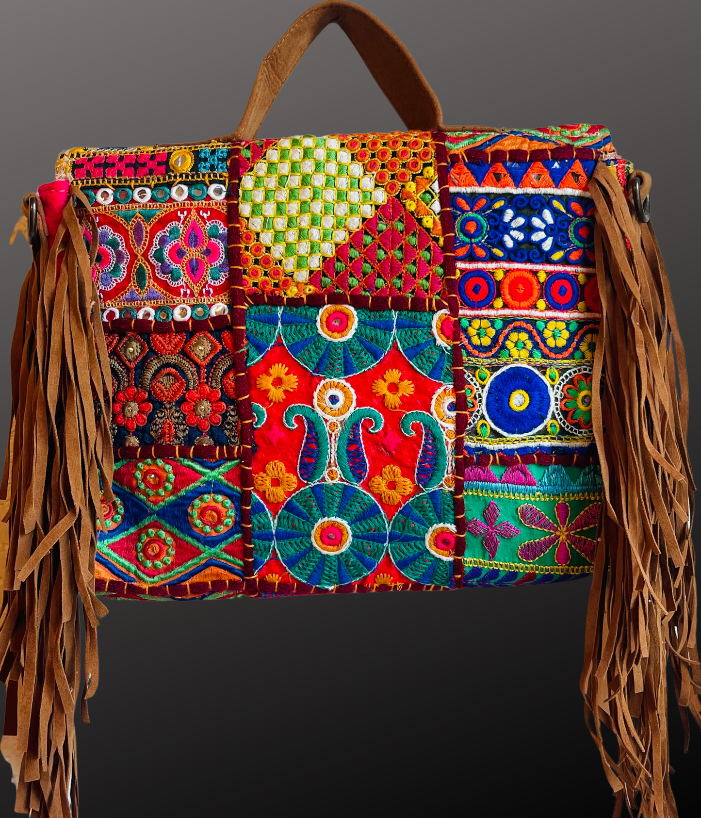 Patchwork Shoulder Bag - Design 1