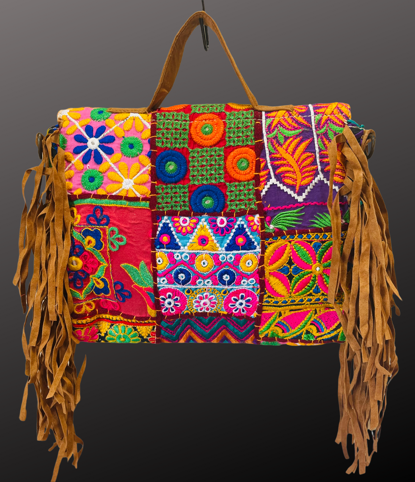Patchwork Shoulder Bag - Design 4