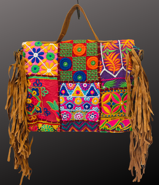 Patchwork Shoulder Bag - Design 4