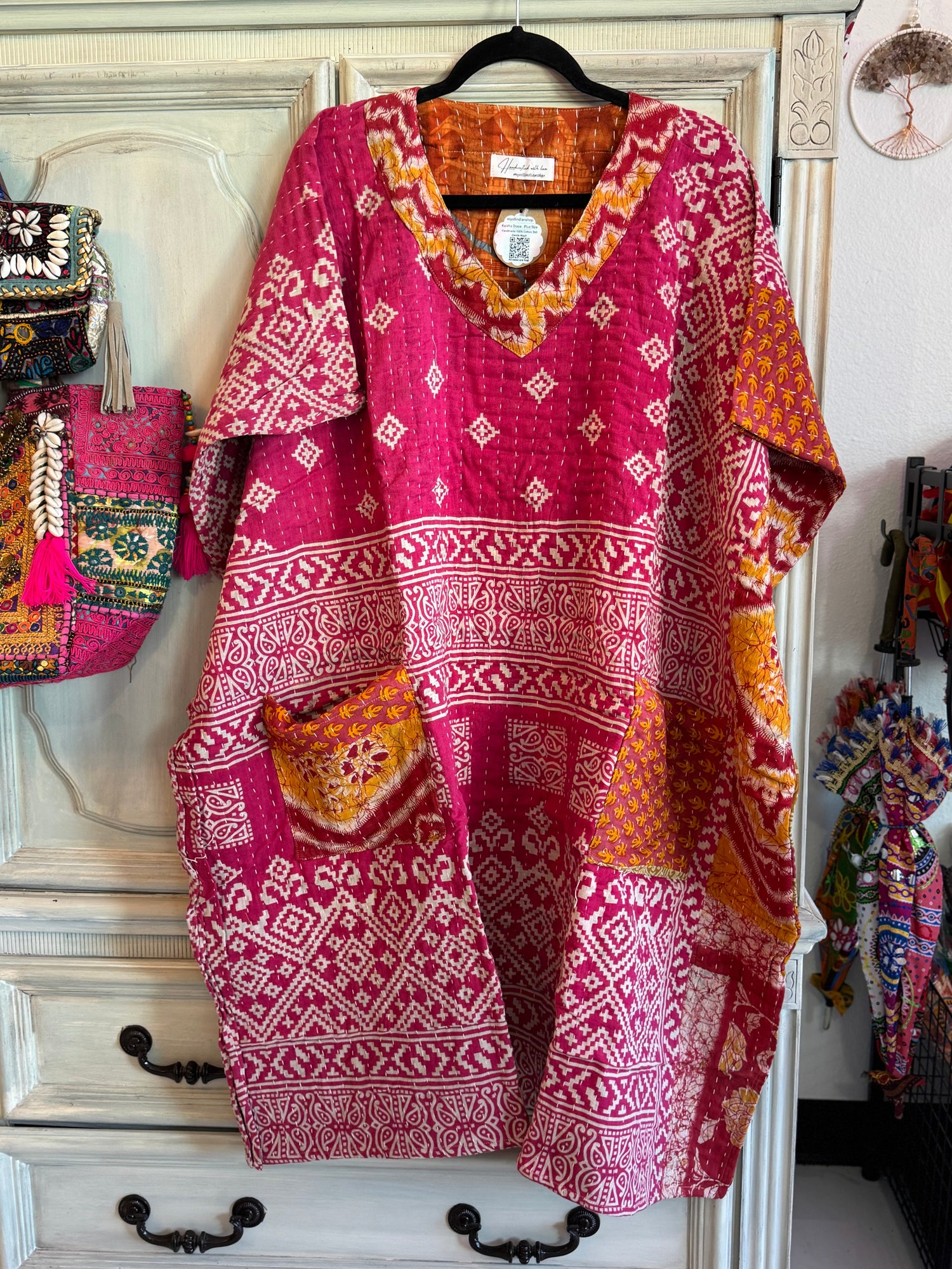 Kantha Pocket Dress
