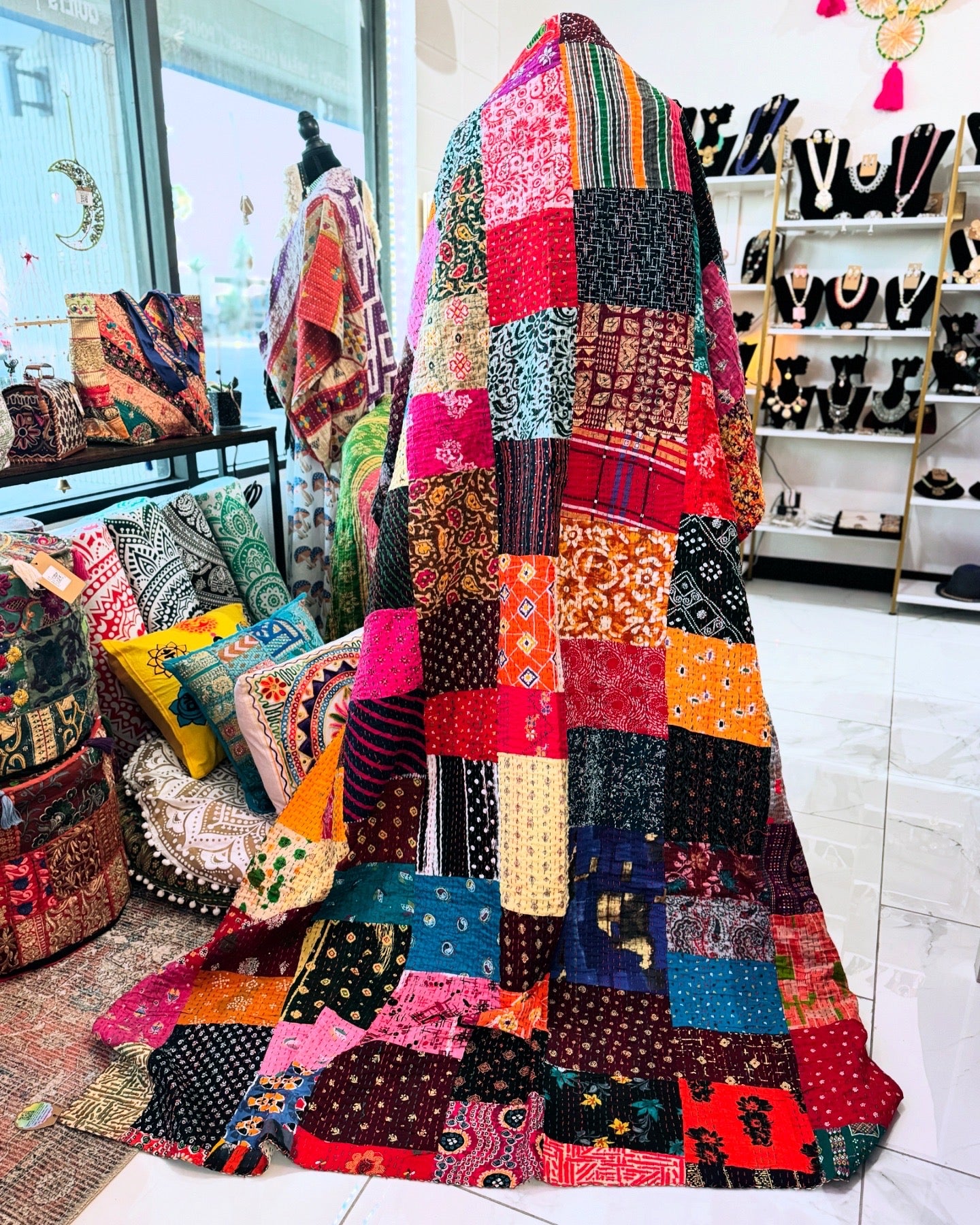 Patchwork Kantha Quilts – Twin/Throw