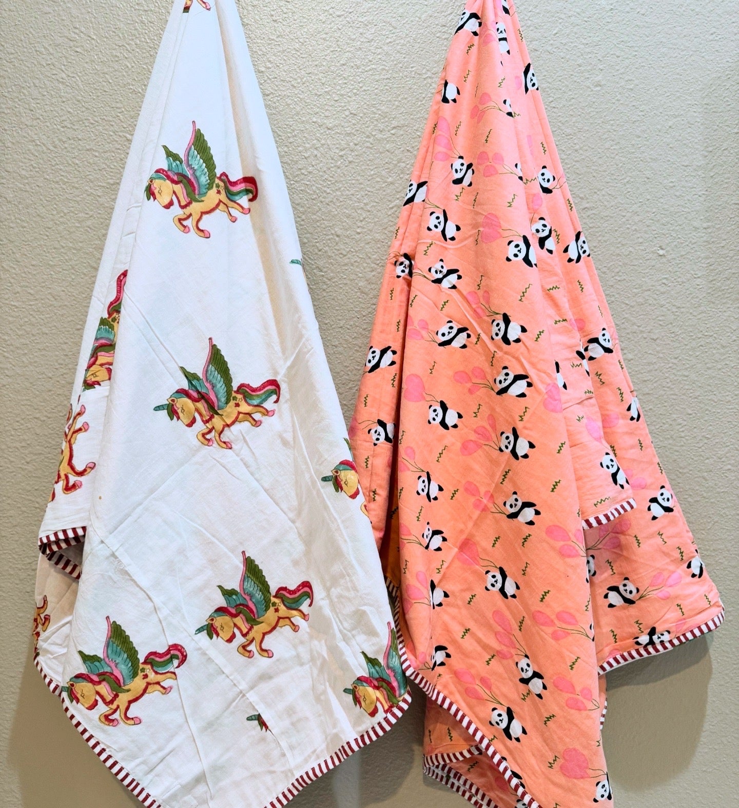 Kids Quilts & Reversible Dohars | Handmade Cotton Kantha