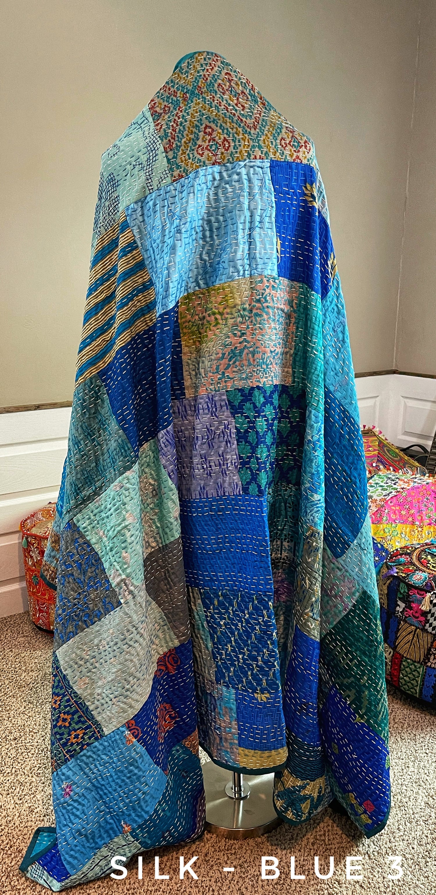 Silk PatchWork Kanthas