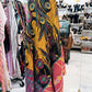 Peacock Feather Saree Kantha Quilt – Twin Size - Throw Blanket