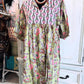 Garden Twin – Mixed Print Cotton Dress
