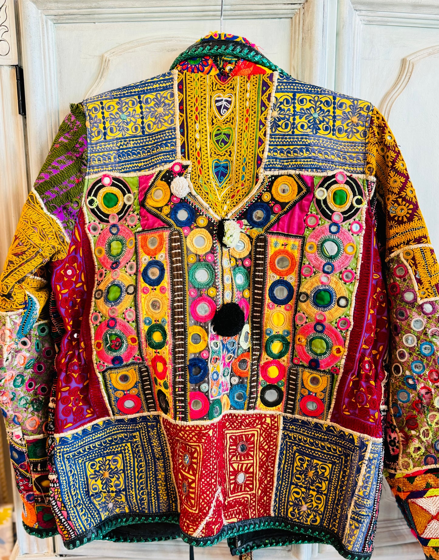 Bohemian Patchwork Jacket Fullsleeves