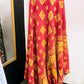 Flowers & Paisleys Saree Kantha Quilt – Twin Size - Throw Blanket