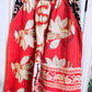 Paisley Rhythm – Handmade Kantha Cotton Pants | Wide Leg Boho Trousers | Pockets