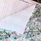 Peacock Garden – Handblock Printed Kantha Quilt – 100% Cotton | Handmade