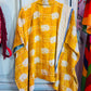 Handmade Kantha Poncho – Sunshine Bloom | Unisex | 100% Cotton Boho Top